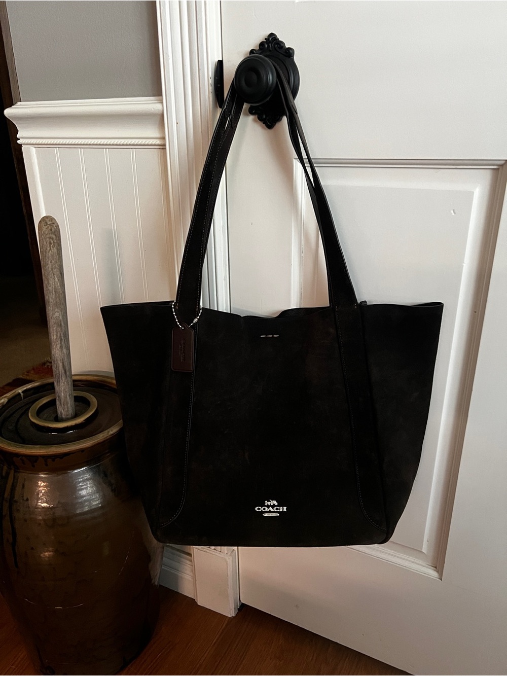 Coach Hadley Suede Tote Bag